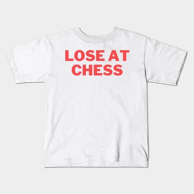 Lose At Chess Gothamchess Kids T-Shirt by OverNinthCloud